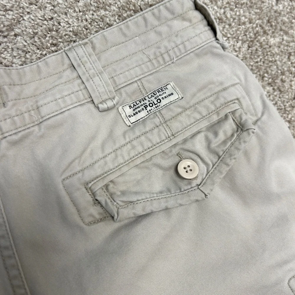 Polo‎ Ralph Lauren Classic Chino Cargo Shorts Men Size 34 Cotton Preppy